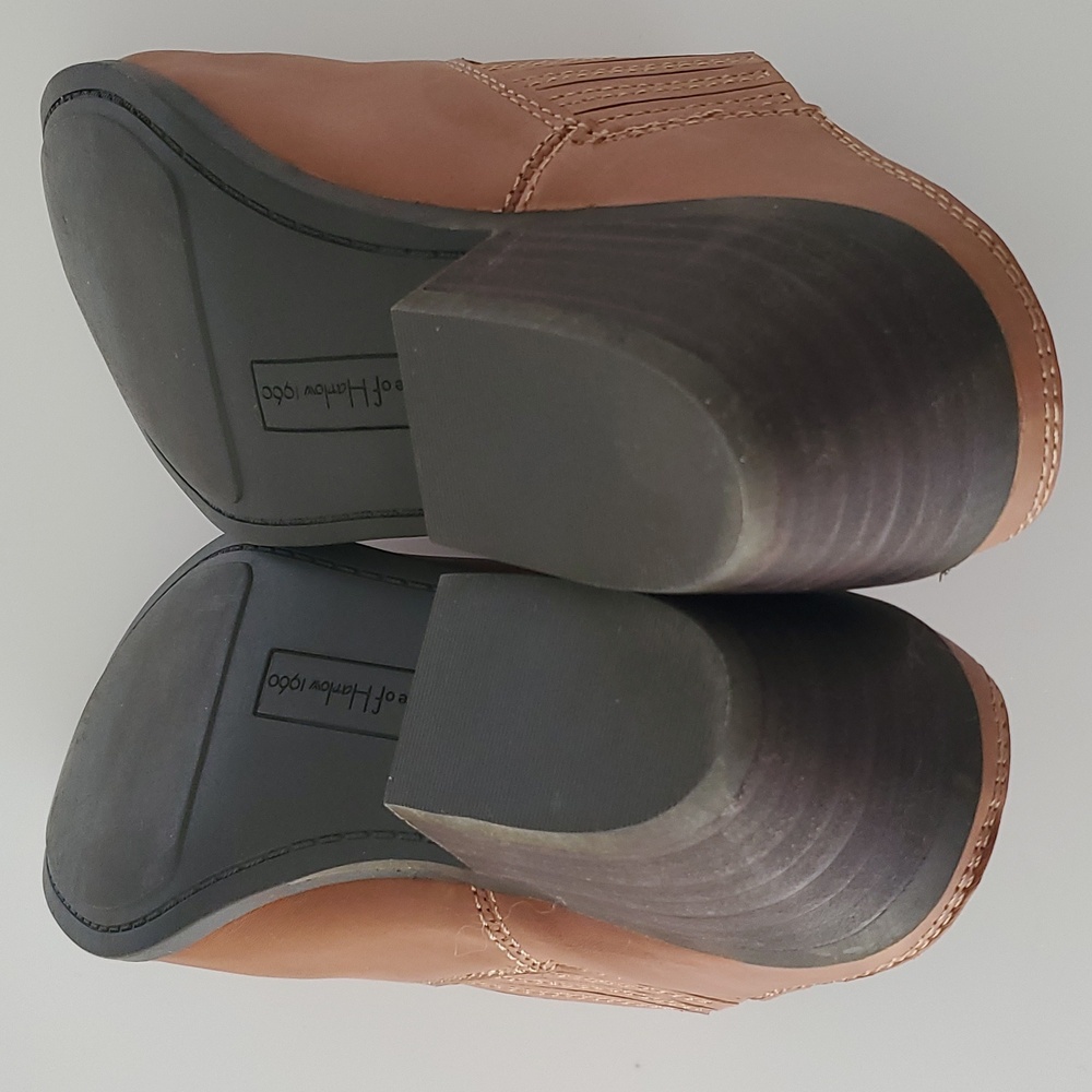 House of Harlow 1960 "Rowen" Western Slip-On Mule in Wheat-Colored Brown… - Picture 8 of 9